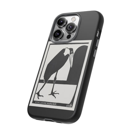 A Lame Marabou by Samuel Jessurun de Mesquita Phone Cases
