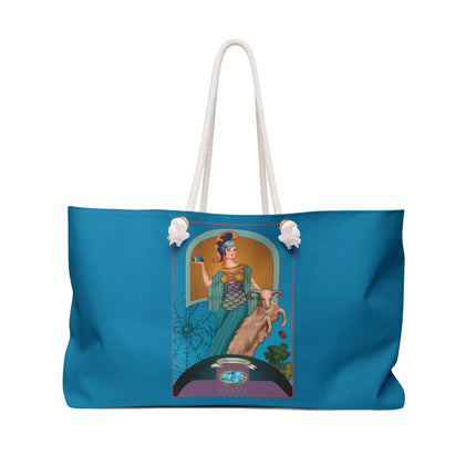 March & Aquamarine (Gem Series) by Sofia Chiostri Weekender Bag