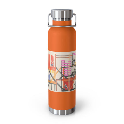 Maquettes de Théatre 4 by Alexandra Exter Copper Vacuum Insulated Bottle, 22oz