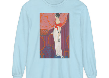 L’Entracte by Georges Lepape Garment-dyed Long Sleeve T-Shirt
