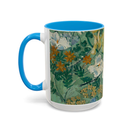 Flowers by August Babberger Colorful Mugs (11oz, 15oz)
