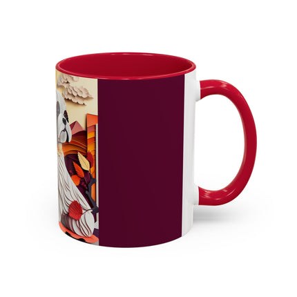Shih Tzu at an Autumn Colorful Mugs (11oz, 15oz)