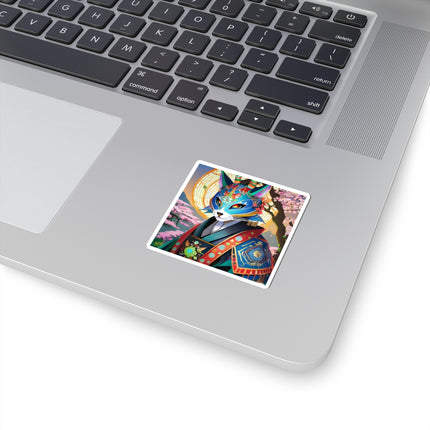 Cyberpunk Samurai Kiss-Cut Stickers (4 Sizes)