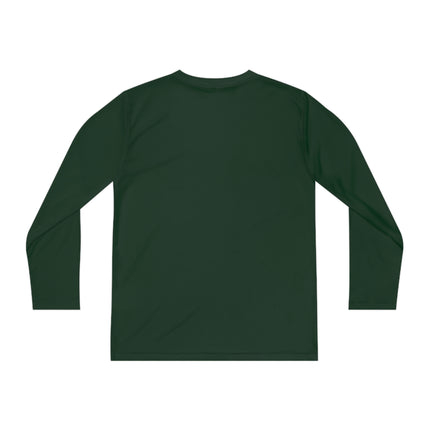 Melodies of the Snow Lion Cub Youth Long Sleeve Competitor Tee – Musical Magic & Enchanted Adventure