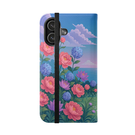 🌸🩰 The Garden Dancer Flip Case – Art Deco Floral Whimsy