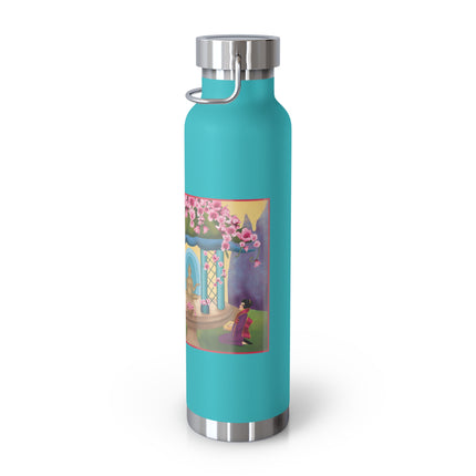 A Dance of Colors and Serenity by Carlo Chiostri Copper Vacuum Insulated Bottle, 22oz