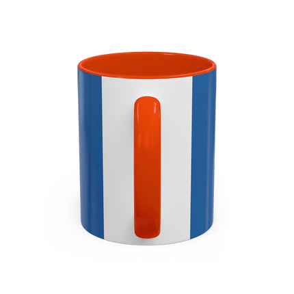 💙🌼 The Bluebell Christmas Promenade Colorful Mug – Art Deco Holiday Fantasy
