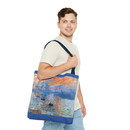 Sunrise by Claude Monet Tote Bag (AOP)