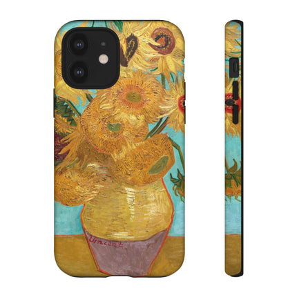 Vase with Twelve Sunflowers by Vincent Van Gogh Phone Cases