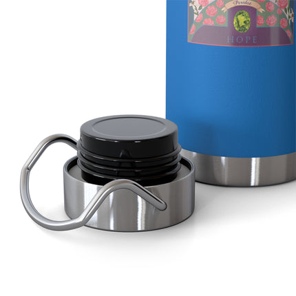 August & Peridot (from the Gem Series) by Sofia Chiostri Copper Vacuum Insulated Bottle, 22oz