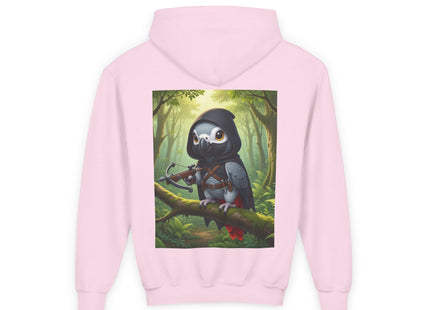 The African Grey Sentinel Youth Heavy Blend Hooded Sweatshirt