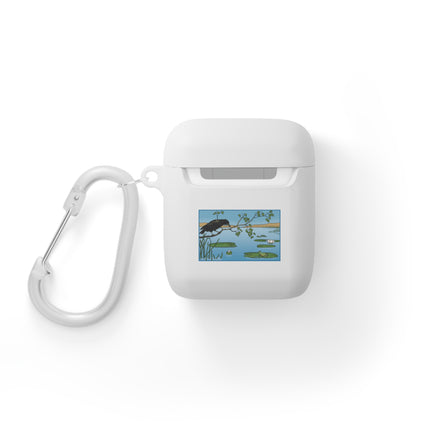 The Crow and the Frog – Enchanting Nature Art AirPods Case
