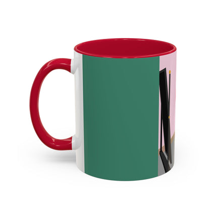 The Yellow Hat Colorful Mugs – 1920s Vogue Whimsy & Playful Elegance