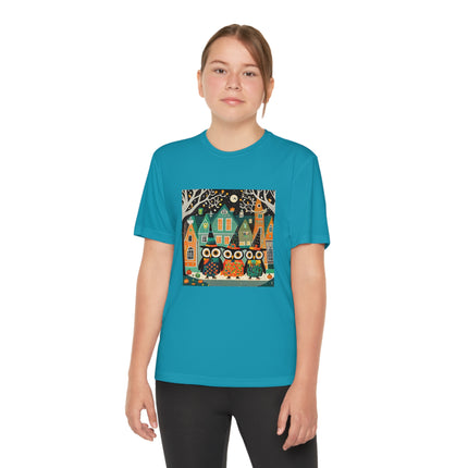 Night of the Trick-or-Treating Owlets Youth Competitor Tee
