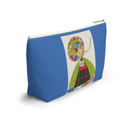 Lady with the Golden Fish Cosmetic Bag – Whimsical Fashion & Playful Fantasy