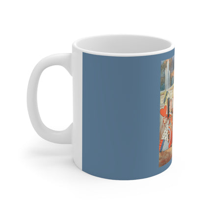 Off with her head! Off with— by Sir John Tenniel Ceramic Mug 11oz