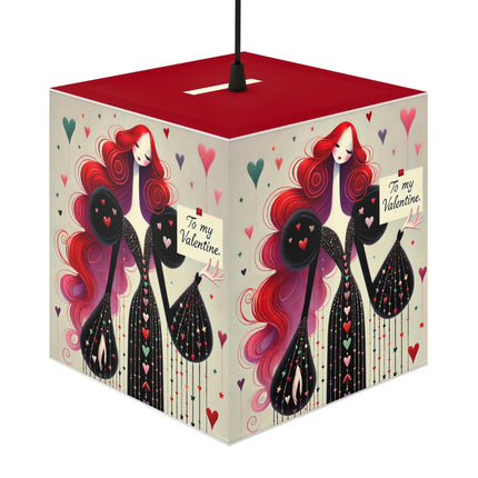 To My Valentine Light Cube Lamp