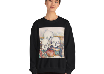 The Three Skulls by Paul Cézanne Unisex Heavy Blend™ Crewneck Sweatshirt