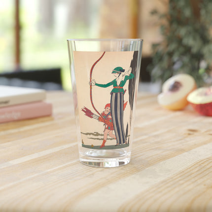 L'Arc Rouge by George Barbier Glass, 16oz
