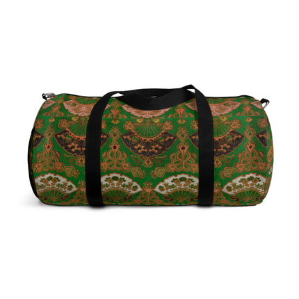 Japanese Fan Pattern IV by G.A. Audsley Duffle Bag