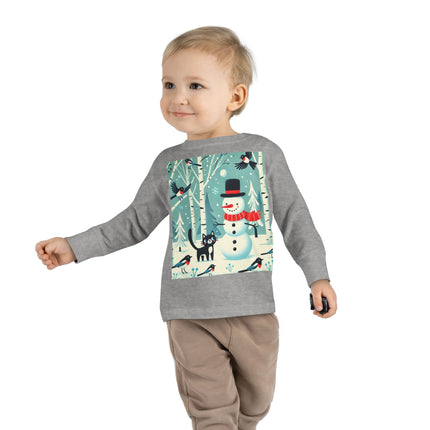 Frosty Forest Friends Toddler Long Sleeve Tee