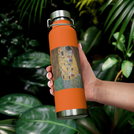 The Kiss by Gustav Klimt Copper Vacuum Insulated Bottle, 22oz