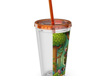 Stealthy Stripes Sunsplash Tumbler with Straw, 16oz