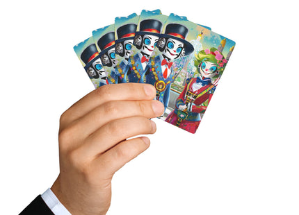 Cyber Punk Warrior Robots Playing Cards