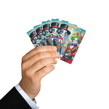 Cyber Punk Warrior Robots Playing Cards