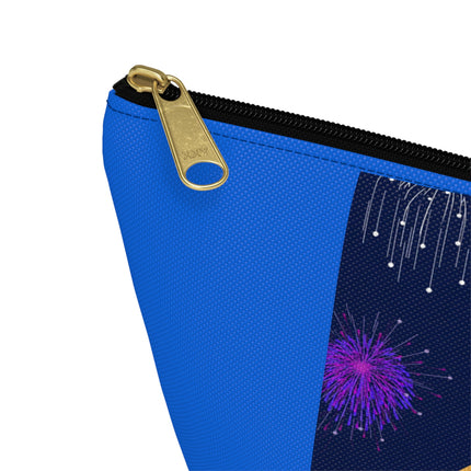 Liberty's Triumph Cosmetic Bag – Art Deco Victory & Golden Grandeur