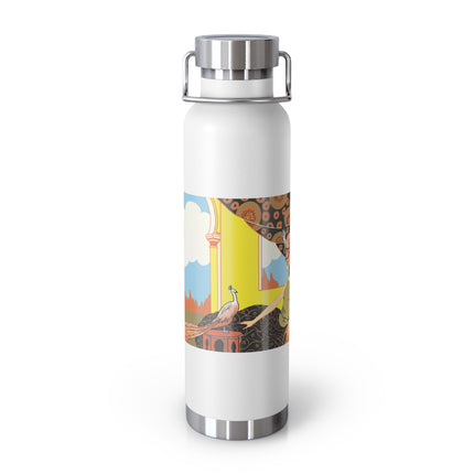 Glimpses of Opulence by Ezio Anichini Copper Vacuum Insulated Bottle, 22oz