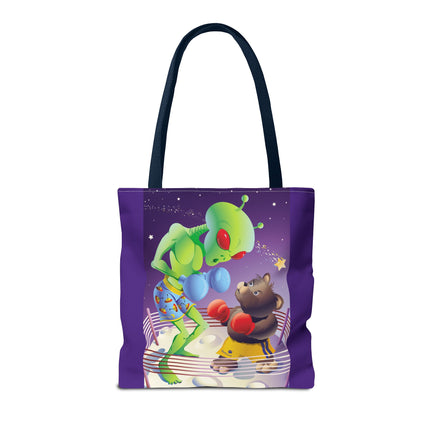 Cosmic Clash Tote Bag (AOP)