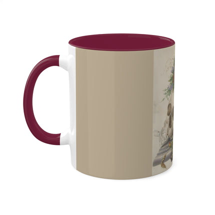 Vanitas Still Life by Herman Henstenburgh Colorful Mugs, 11oz