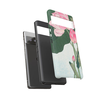 Blooming Lotus Flowers by Ohara Koson Phone Cases