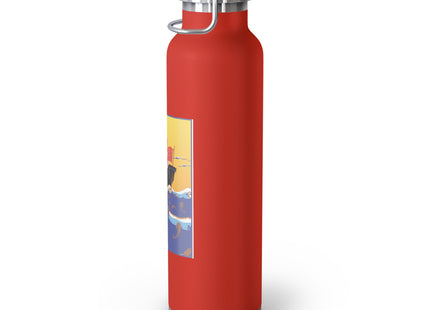 Golden Seas and Whimsical Dreams Copper Vacuum Insulated Bottle, 22oz