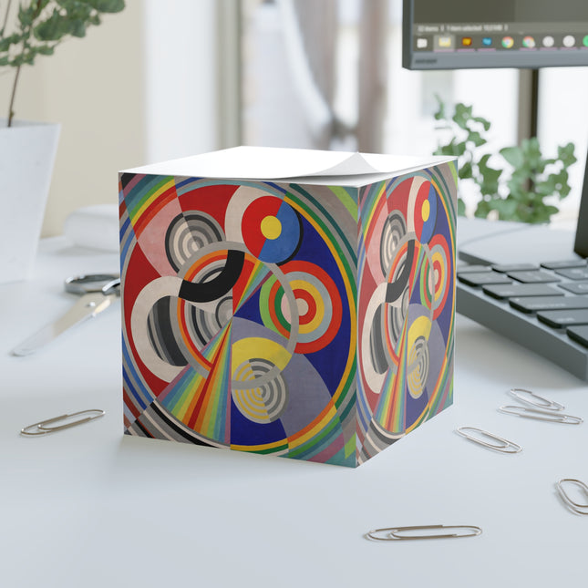 Rythme No. 1 by Robert Delaunay Note Cube