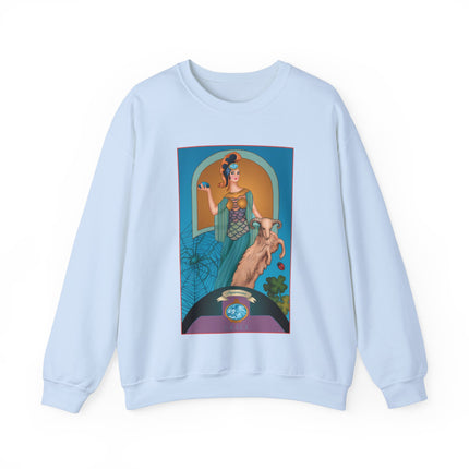 March & Aquamarine (Gem Series) by Sofia Chiostri Unisex Heavy Blend™ Crewneck Sweatshirt