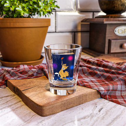 Liberty's Triumph Shot Glass – Art Deco Glory & Triumphant Spirit