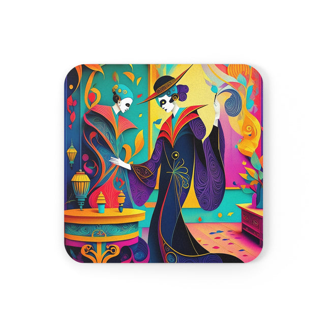 Phantoms of Elegance Cork Back Coaster