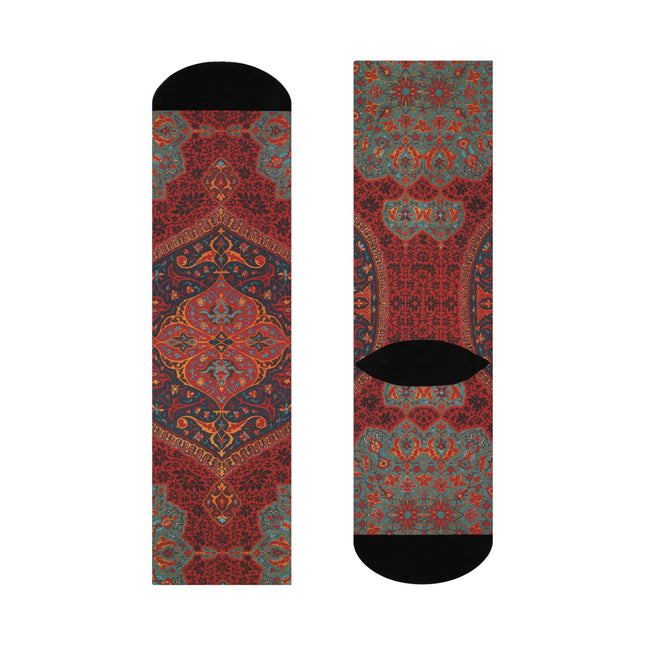 Arabesques by Émile Prisse d'Avennes Cushioned Crew Socks
