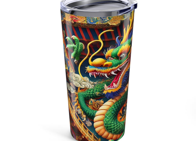 Tibetan Dragon Above Kabuki Stage Bento Lunch Box Tumbler 20oz