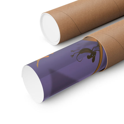 Whimsical Halloween Mischief Matte Horizontal Posters