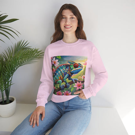 Camouflage Chameleon Unisex Heavy Blend™ Crewneck Sweatshirt