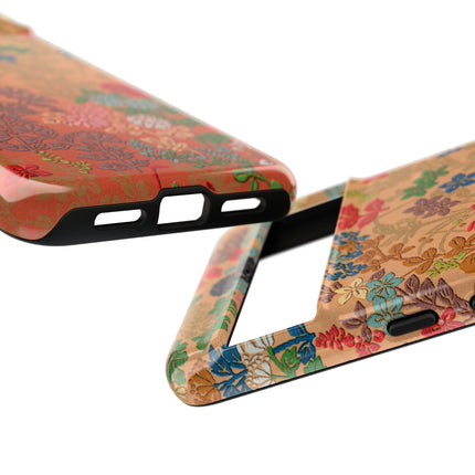 Ornamental Japanese Flower Pattern Phone Cases