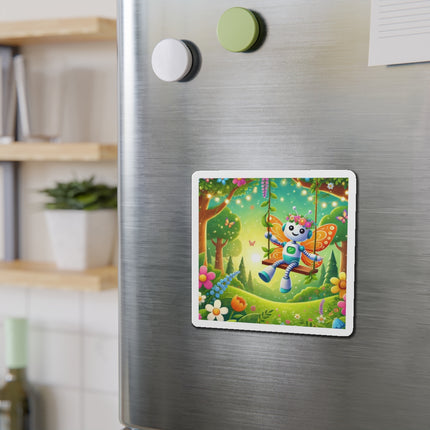 Robot Fairy Die-Cut Magnets (5 Sizes)