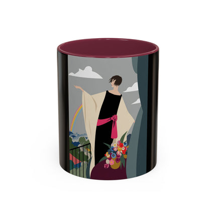 Rainbow Reverie Colorful Mugs – Elegant Renewal & Serene Beauty