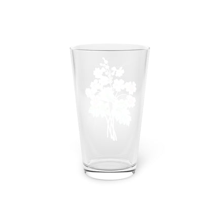 Chinese Primrose Botanical Illustration by Pierre-Joseph Redouté Glass, 16oz