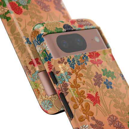 Ornamental Japanese Flower Pattern Phone Cases