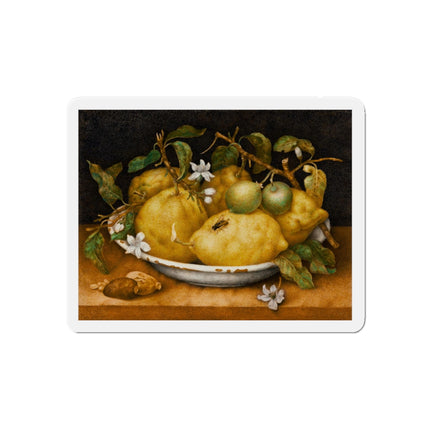 Still Life with Bowl of Citrons by Giovanna Garzoni Die-Cut Magnets (5 Sizes)
