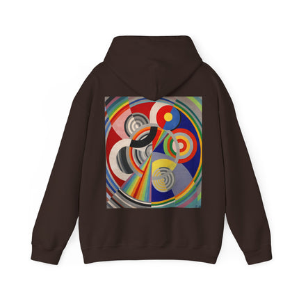 Rythme No. 1 by Robert Delaunay Heavy Blend™ Hooded Sweatshirt
